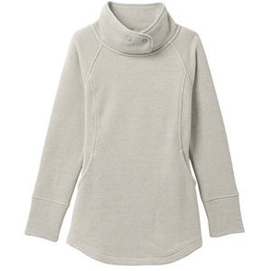 PrAna Tri Thermal Threads Tunic Sweater Glacier Gray Polartec XSMALL. Worn Once